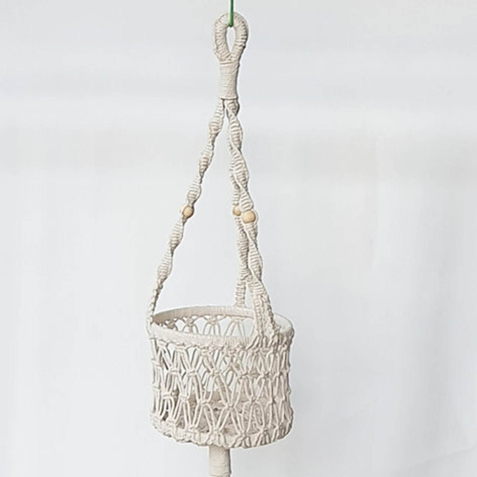 Macrame Hanging Vegetable Basket Pattern Instant Digital Etsy