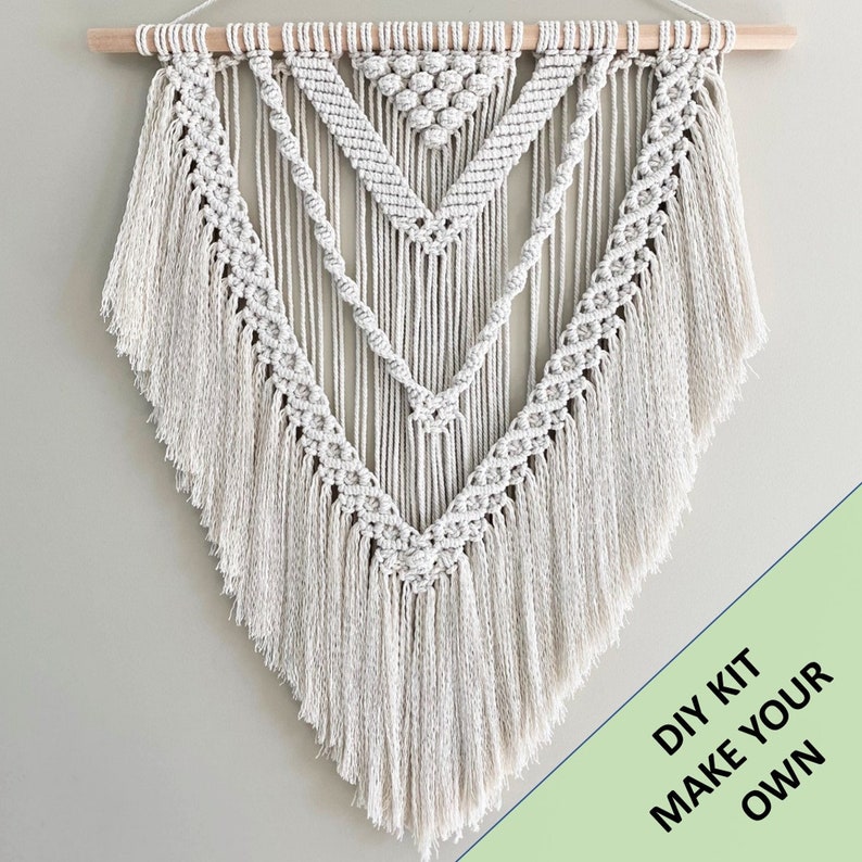 DIY Macrame Wall Hanging Kit. Everything you need to create your own Macrame Wall Hanging. image 3