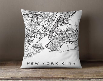 State pillow | Etsy New York State Map Throw Pillow Cover