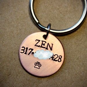 Copper Pet Tag Dog Tag Personalized