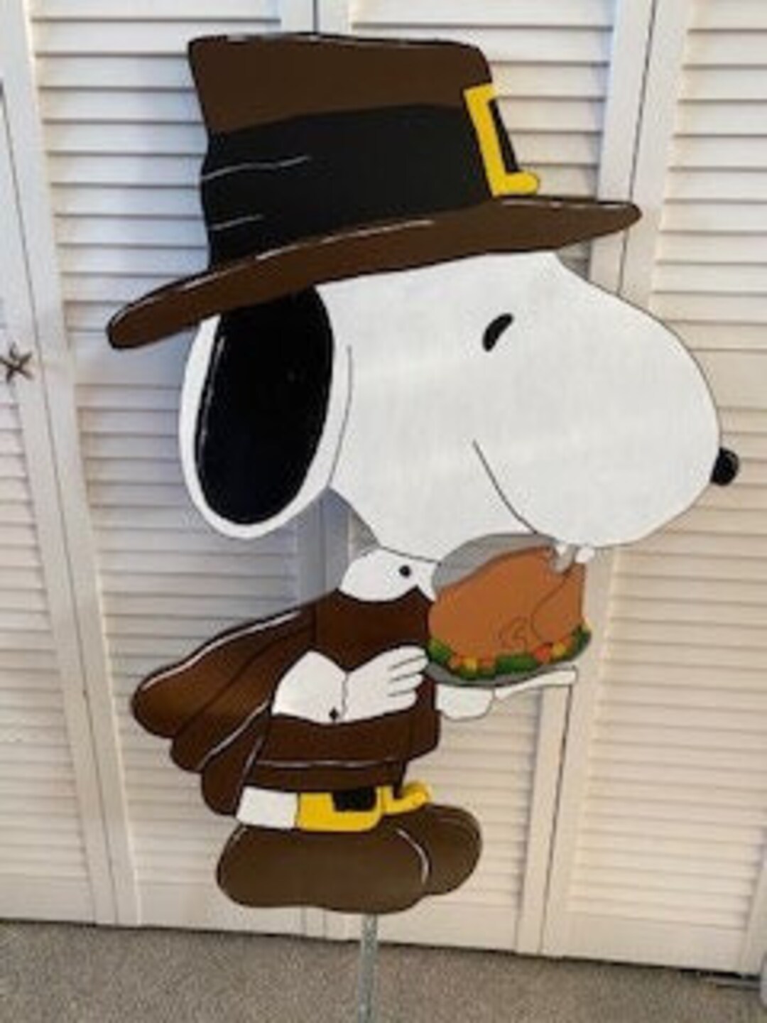 Snoopy Brings the Turkey! - Etsy