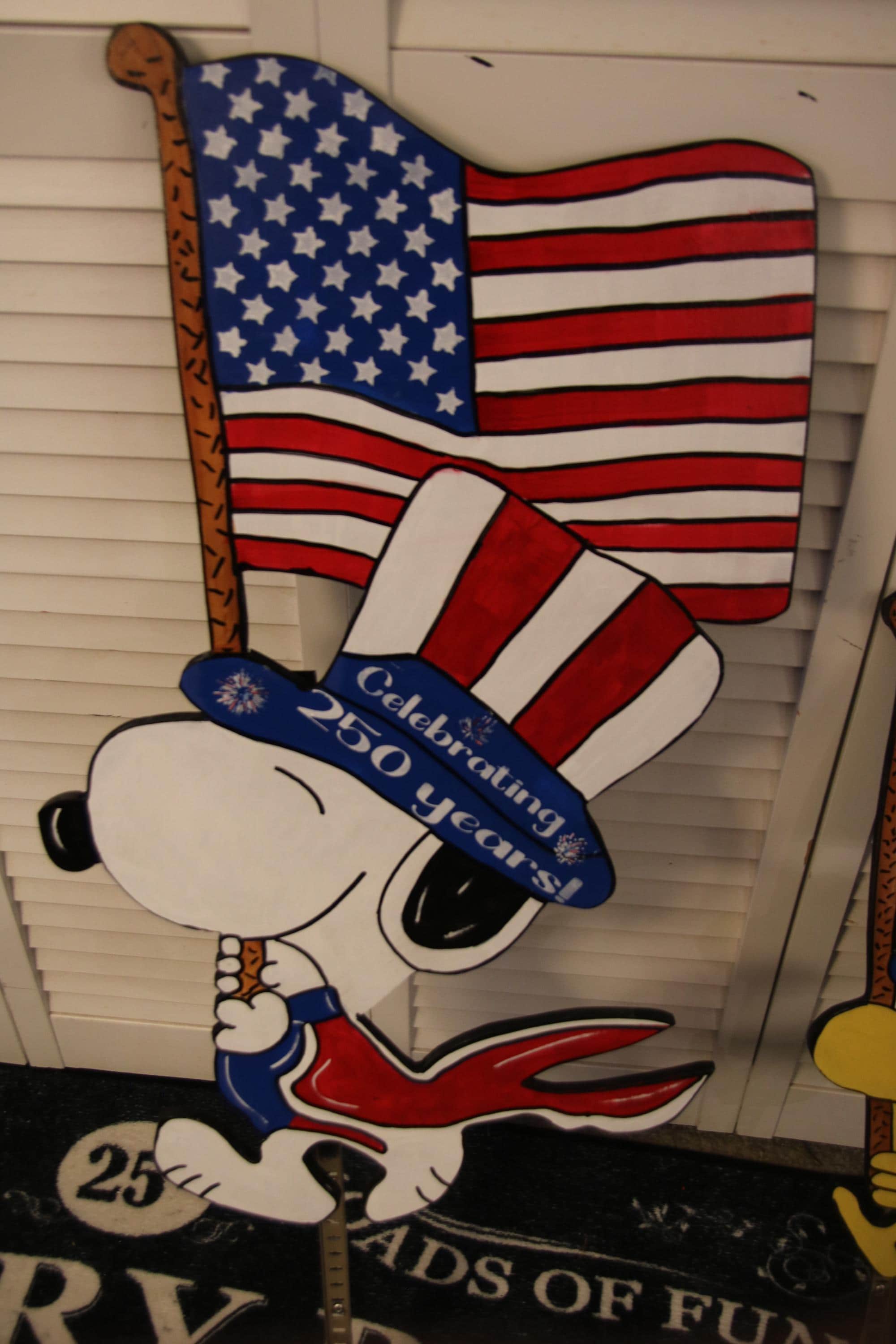 Snoopy & Woodstock Celebrate the Usa's 250th Anniversary - Etsy