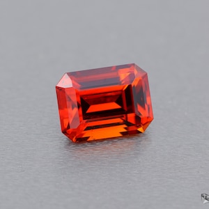 Spessartine 1.42 ct - emerald cut