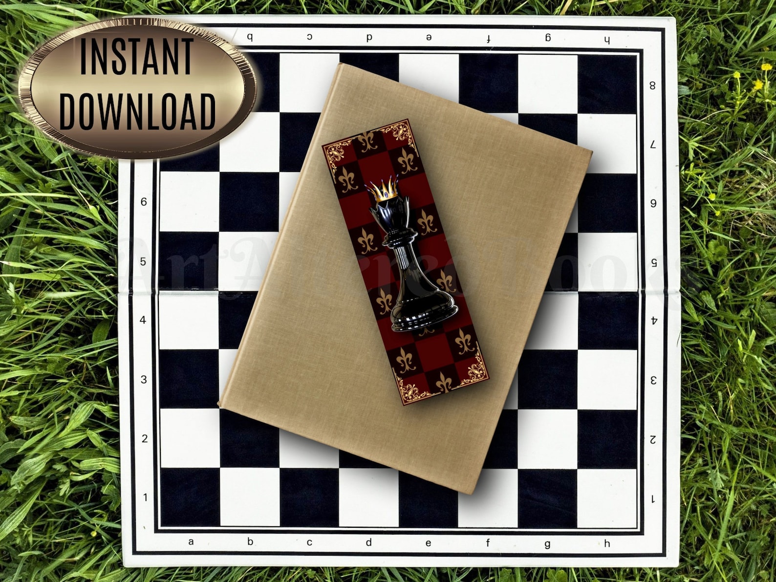Printable Black Chess Bookmarks Chess King Bookmark Chess Pawn Bookmark
