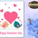Happy Valentines Day Printable Card Love Birds Digital Card 5x7 Card 4 ...