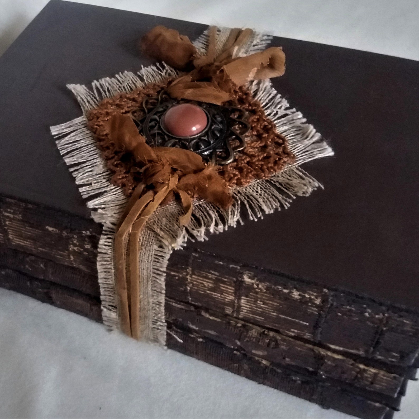 Rustic Book Decor Hand Painted Books Farmhouse Décor Etsy