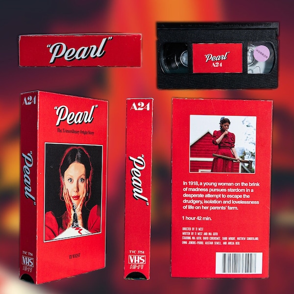 Pearl VHS - Retro Movie Gift - Custom Collectible