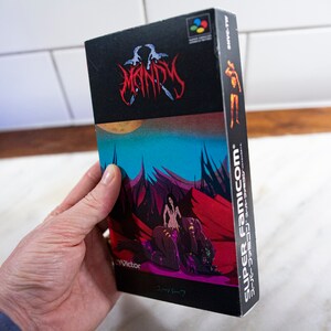 Caixa de jogo Mandy Nintendo - Caixa de jogo de filme Mandy retrô imaginada - Pixel Art personalizada - Presente de videogame