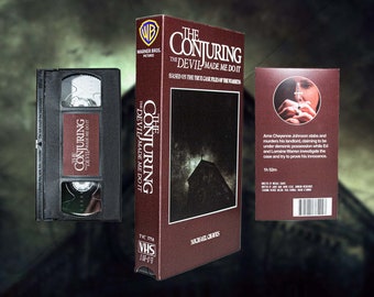 The Conjuring 3 VHS - Retro Horror Movie Gift - Custom Collectible