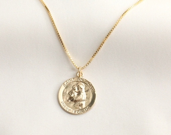 SAINT ANTHONY NecklaceSt Anthony NecklaceCatholic NecklaceCatholic GiftsConfirmation GiftsPatron Saint Jewelry Portugal