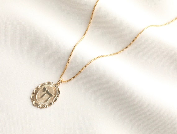 14k Gold Filled Chai Necklace, Jewish Necklace, Chai Necklace
