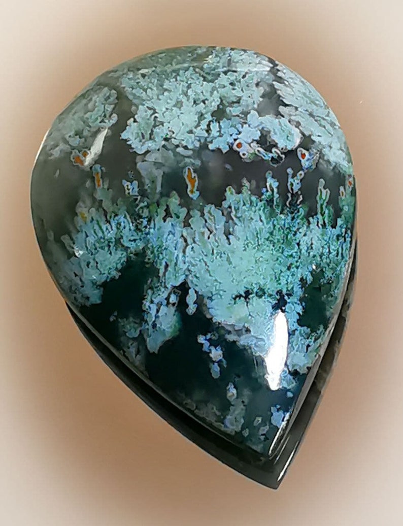 Green Moss Agate Stone Unique Agate,Collector Stone