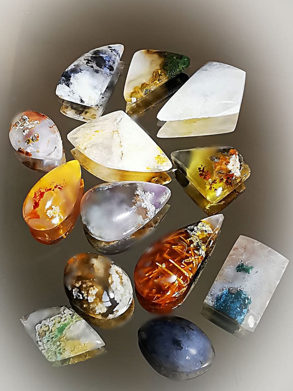 Natural Moss Agate Stone Natural Polished Moss Agate Stone | Etsy