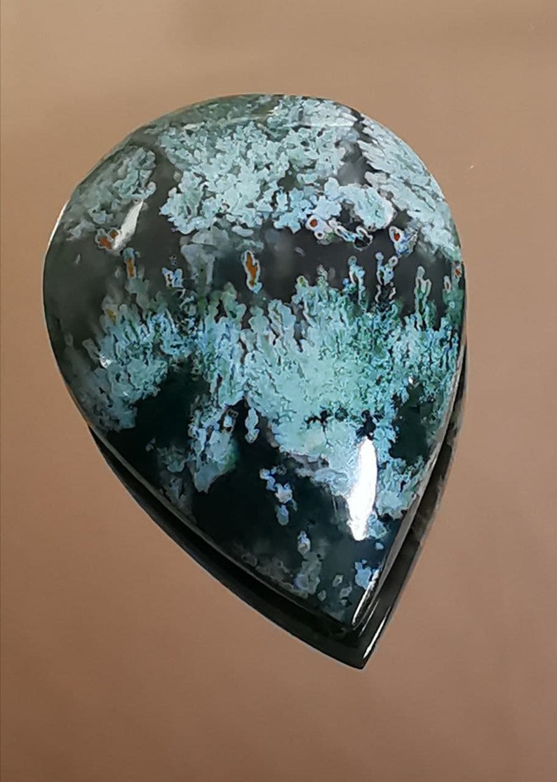 Green Moss Agate Stone Unique Agate,Collector Stone