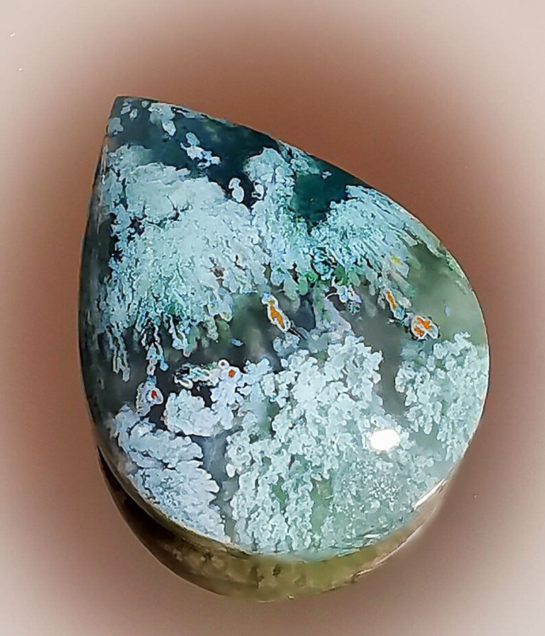 Green Moss Agate Stone Unique Agate,Collector Stone