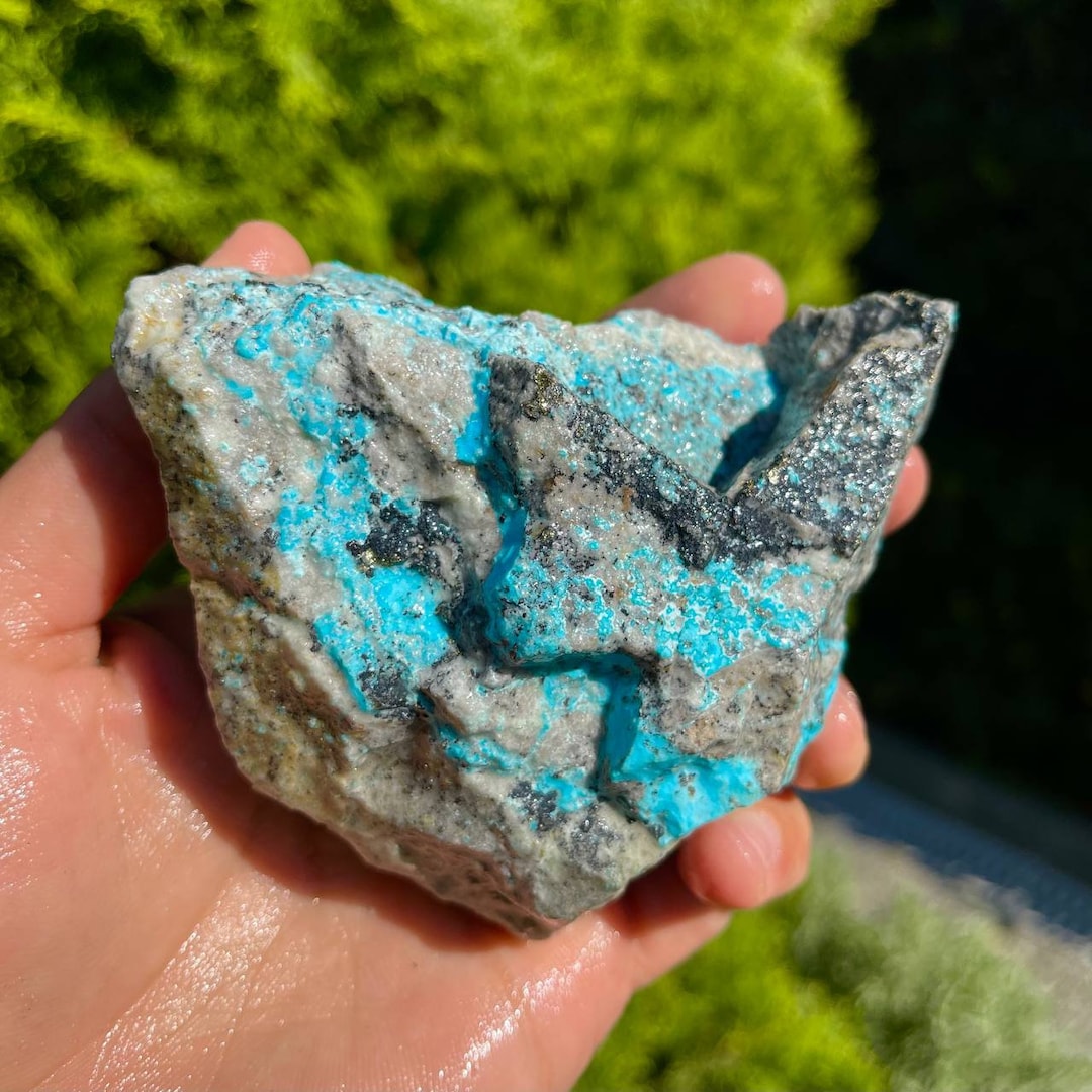 Natural Turquoise Stone Raw Ore Stone420 Grams Highquality Etsy