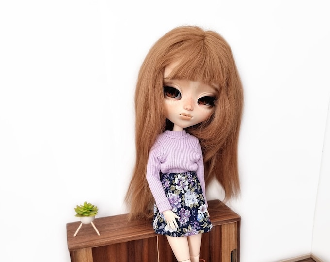 Jupe violette à fleurs - Pullip