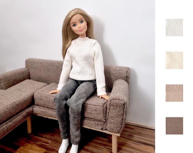 Sous-pull classiques tons clairs - Poupée Mannequin