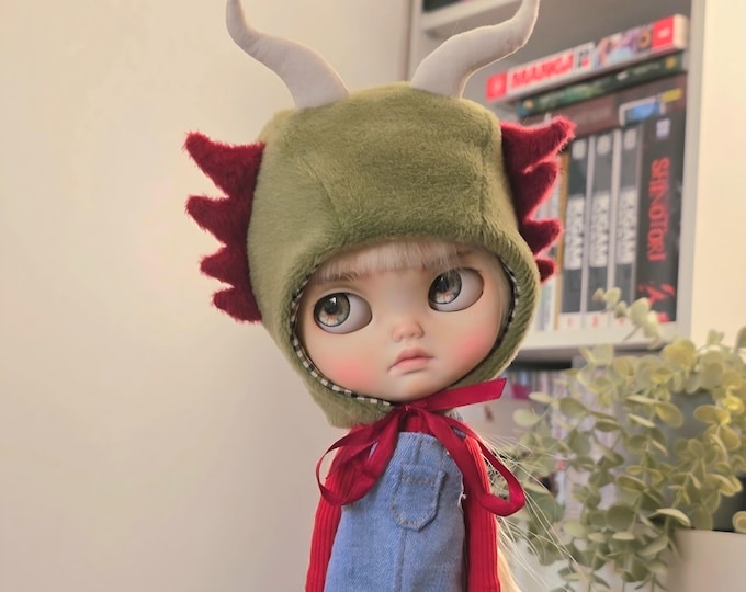 Bonnet dragon vert Blythe