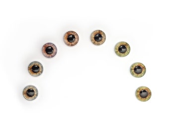 Pre-order Realistic two-tone eyes 1 large pupils 12 13 14 mm - Dolls