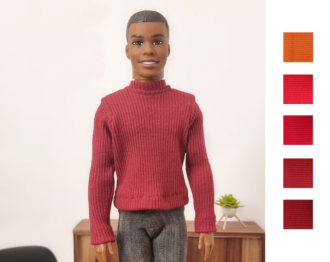 Sous-pull Orange & Rouge - Ken