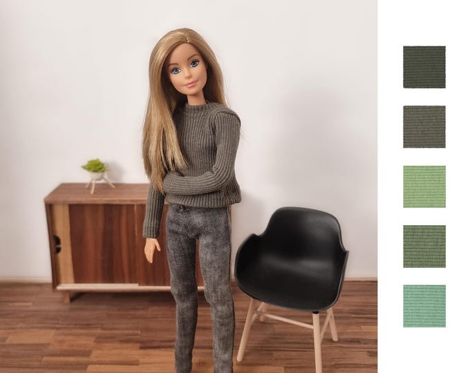 Sous-pull Kaki - Poupée Mannequin