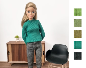 Sous-pull Vert - Poupée mannequin