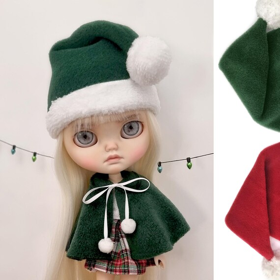 Blythe/pullip Santa Hat - Etsy
