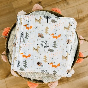 Forest Friends Swaddle