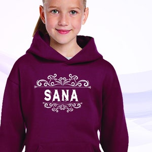 Personalized Name kids Unisex Sweatshirt Hoodie