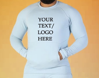 Customised Your text printed Unisex Round Neck Tracksuit