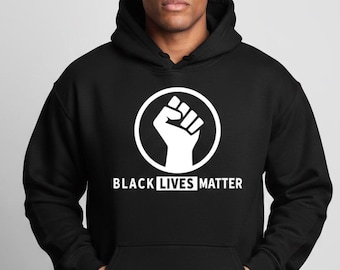 Equality Matters Raised Fist Hoodie Adult Statement Streetwear