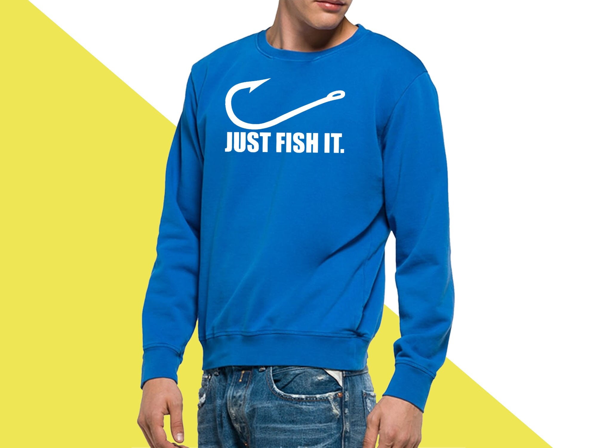 Just fish top it hoodie