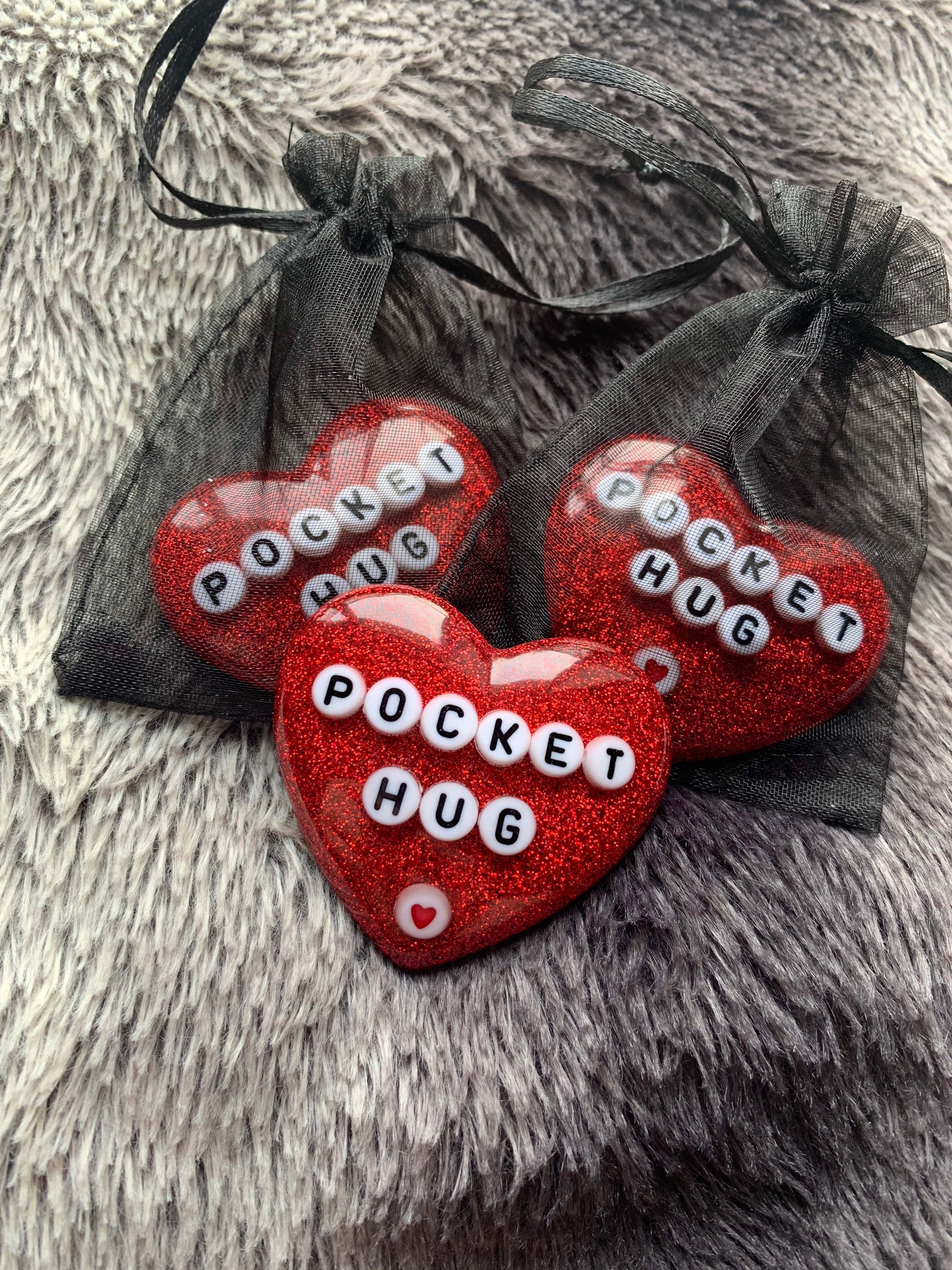Pocket Hug Resin Heart Etsy