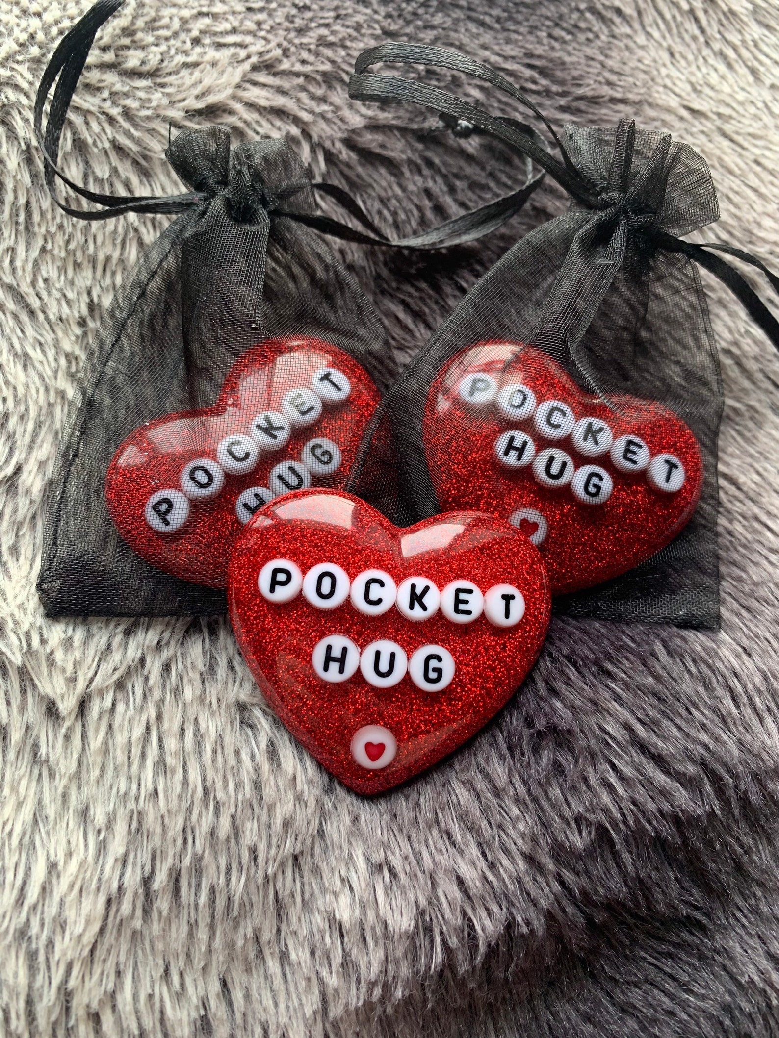Pocket Hug Resin Heart Etsy