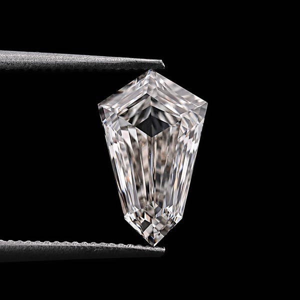 1.21 CT, 9.7 X 6.0 MM | Lab Grown Diamond | Shield Cut Diamond | Lab Created Diamond | Unique Cut Diamond | Lab Diamond For Pendant, COM0083