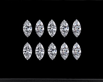4,0 x 2,0 mm / Diamante de talla marquesa / Diamante cultivado en laboratorio / Diamante de talla antigua / Diamante de talla única para anillos, pendientes y colgantes.