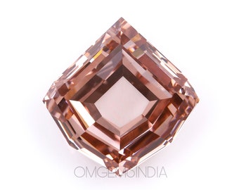 2.02 CT, 8.8 X 8.6 MM | Champagne Diamond | Lab Grown Diamond | Shield Cut Diamond | Unique Cut Diamond | Fancy Color Diamond | MB0004