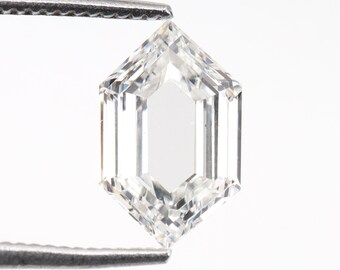 0.77 CT | Lab Diamond | Lab Grown Diamond | Lab Created Diamond | Hexagon Cut Diamond | Unique Cut Diamond | Antique Cut Diamond | OMS0004