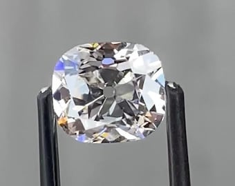 4.15 CT, 10.0 X 8.9 MM | Lab Grown Diamond | Old Mine Cushion Cut Diamond | Lab Created Diamond | Unique Cut Diamond | Antique Cut Diamond