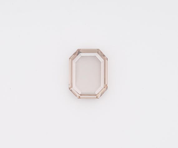 6.51 CT, 13.60 X 10.52 MM | Champagne Diamond | Portrait Cut Diamond | Emerald Cut Diamond | Lab Grown Diamond | Lab Created Diamond COM0138