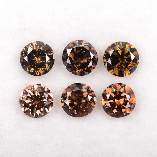 0.61 CT, 2.9 MM (Diameter), shops Natural Fancy Color Diamonds, Round Brilliant Cut Diamonds, Handmade Jewelry Making Diamond [6 PCS] | OM4967