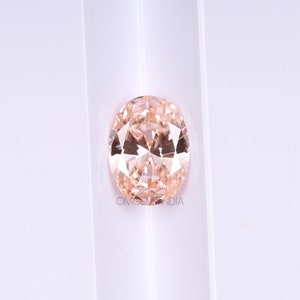 2.00 CT | Pink Diamond | Oval Diamond | Lab Grown Diamond | Fancy Loose Diamond For Earring Pairs, Anniversary Ring, Wedding Ring Gift
