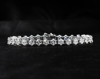 Tennis Armband Hexagon Lab Diamant Armband Minimalistische Armbänder für Männer Hexagon Tennis Armband zierliche Armbänder für Frauen