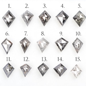 Salt And Pepper Diamond | Kite Cut Diamond | Natural Loose Earth Mined Diamond For Engagement Ring & Wedding Ring | L0272034