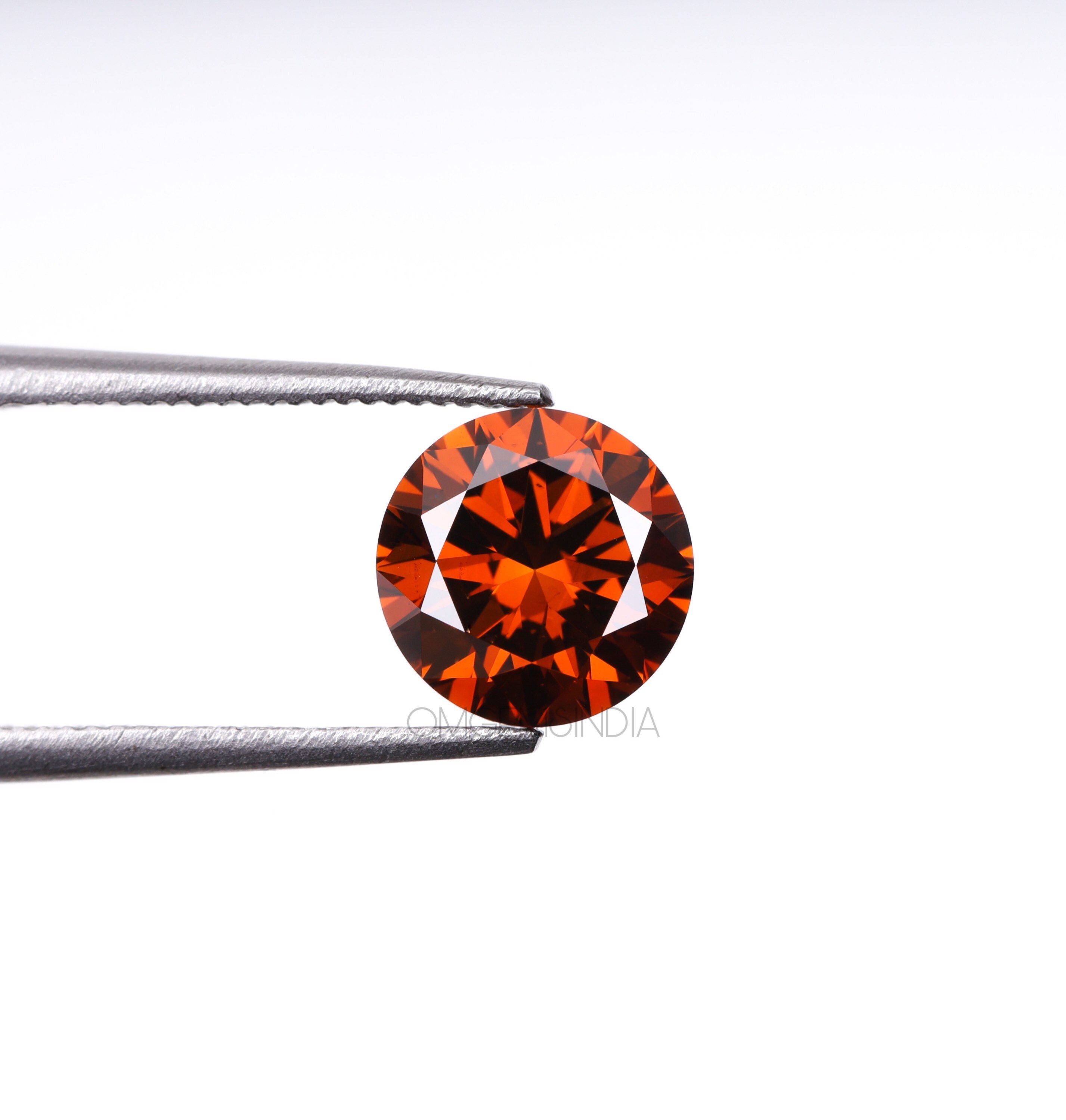 1.0 CT, 6.50 MM | Red Diamond | Round Brilliant Cut Diamond | Lab