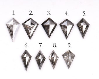 Salt And Pepper Diamond | Kite Cut Diamond | Natural Loose Earth Mined Diamond For Engagement Ring & Wedding Ring | L0796646