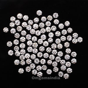 2.2 MM, VVS Clarity, E-F Color, Quality Round Brilliant Cut Diamond, Handmade Jewelry Making Diamond, Minimalist Diamond [1 PCS]