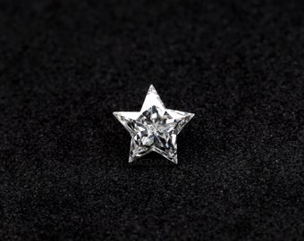 0.64 CT, 6.0 MM | Star Shape Diamond | Lab Grown Diamond | Antique Cut Diamond | Unique Cut Diamond | Lab Diamond For Wedding Ring | MB0039