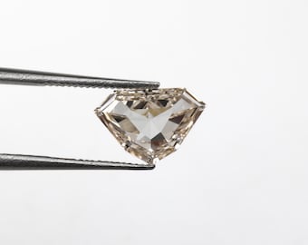 0.90 CT, 9.2 X 6.2 MM | Champagne Diamond | Shield Diamond | Lab Grown Diamond | Fancy Color Diamond For Wedding & Engagement Ring | OH0271